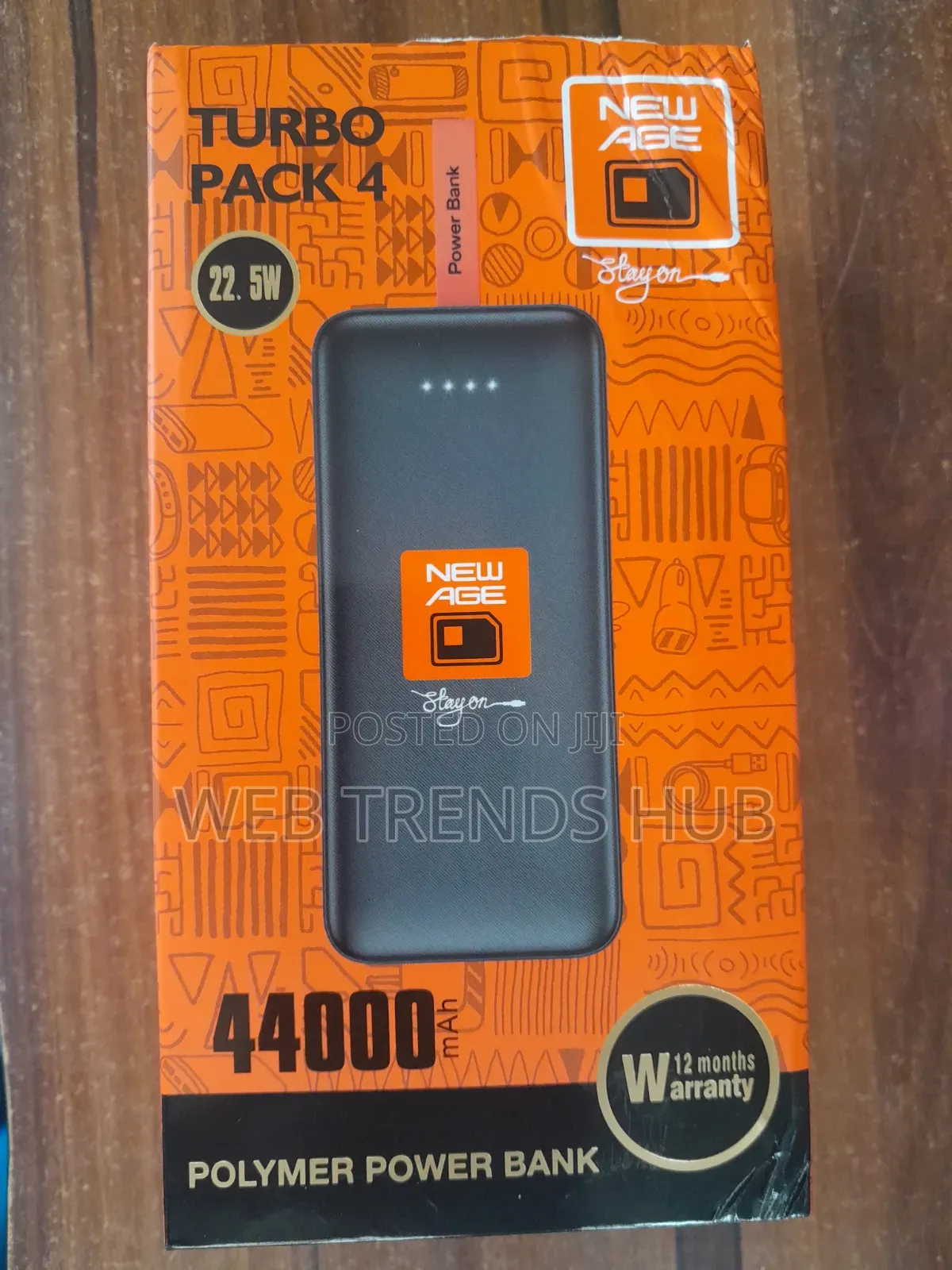 NewAge Turbo Pack 4 Powerbank (44,000mAh) 22.5W Fast Charging Polymer