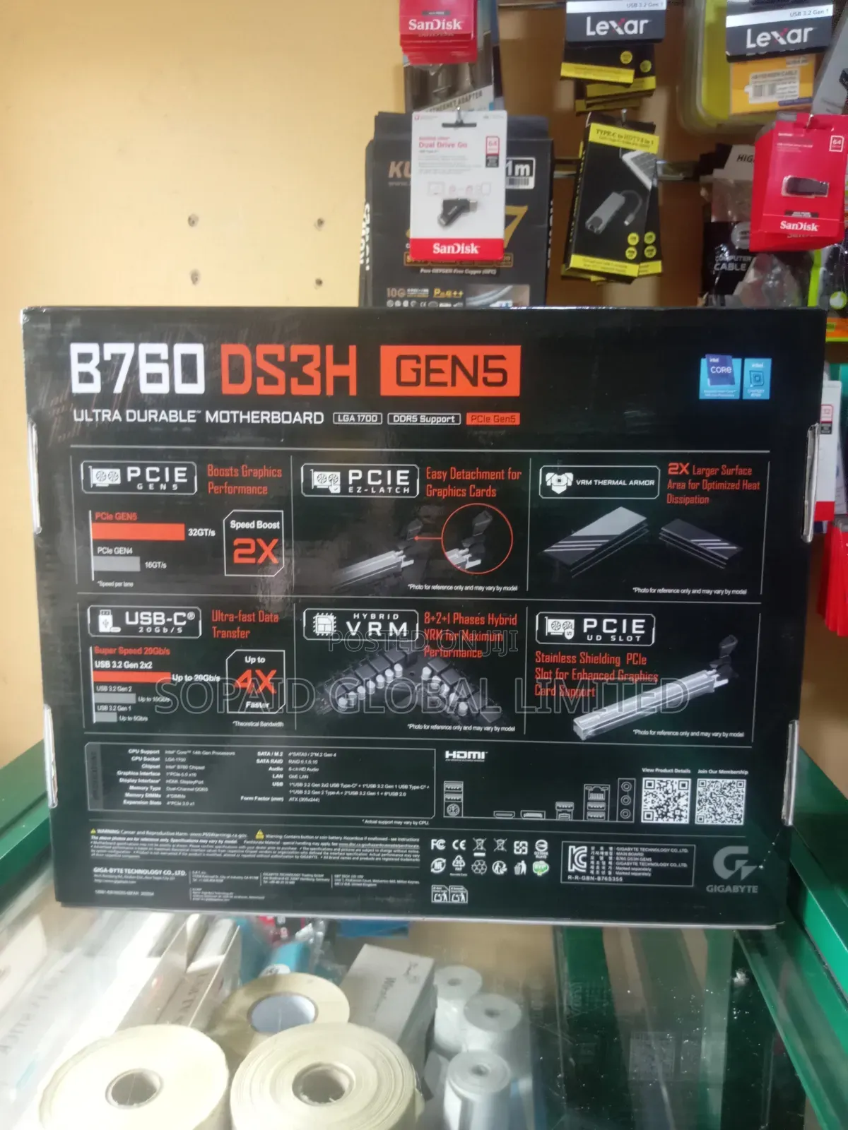 Gigabyte B760 Ds3h Gen5