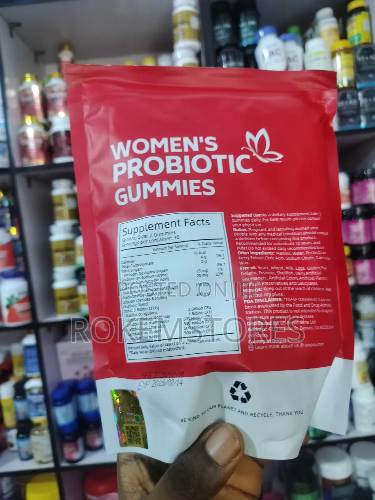 Vivonu Women's Probiotic Gummies