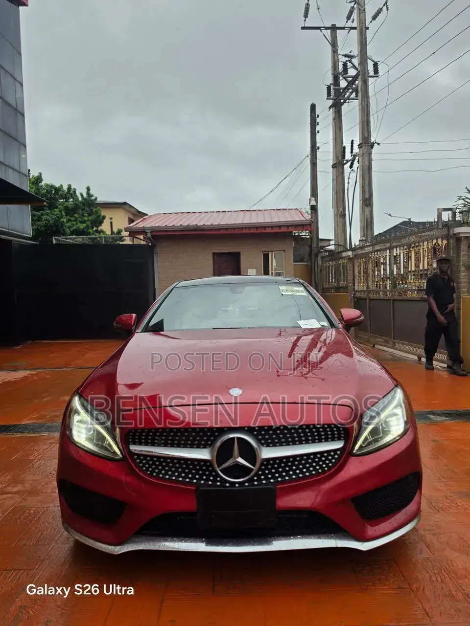 Mercedes-Benz C300 2016 Red