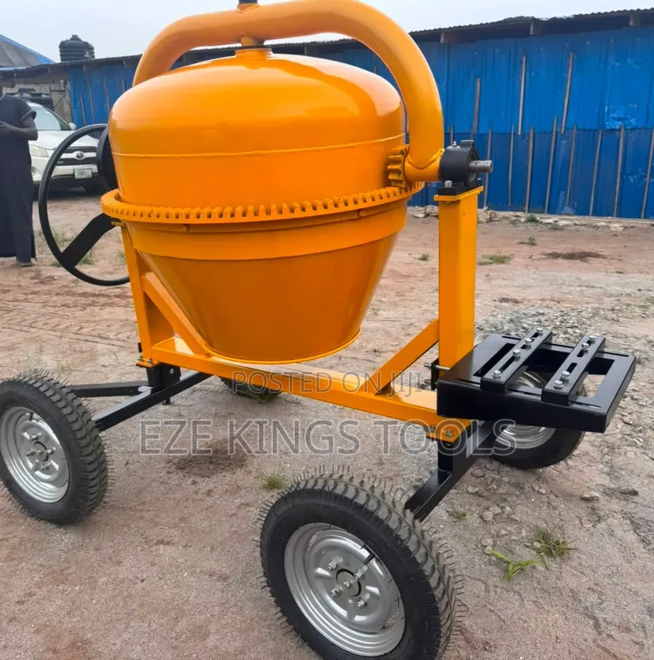 400L Orange Portable Concrete Mixer