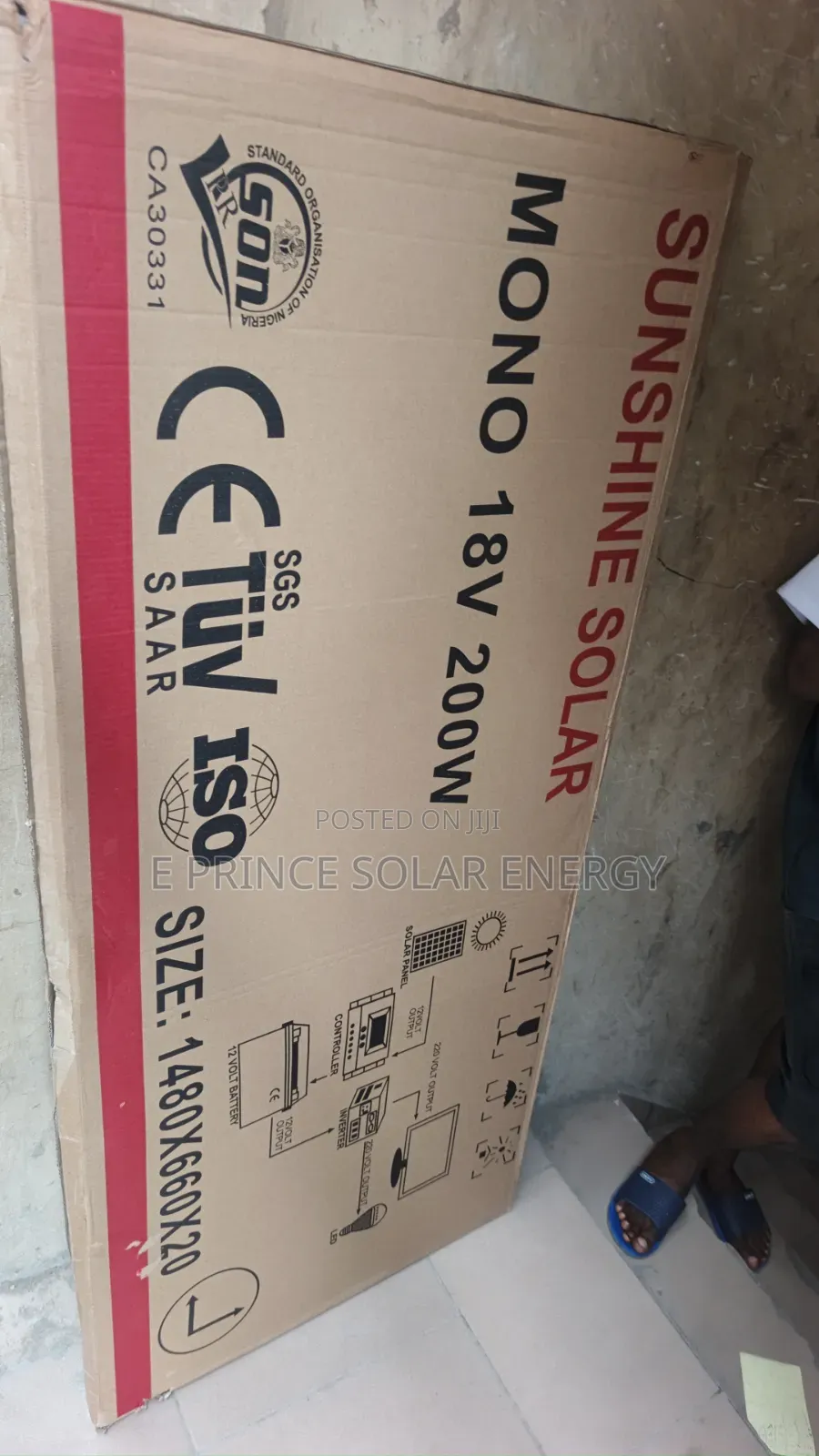 200w 18v Sunshine Solar Panel Mono