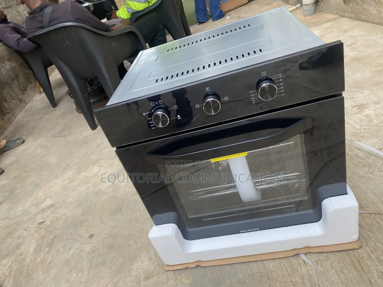 Polystar PV-JYEG278BB 70L 240V Built-in Gas and Electrical Baking Oven