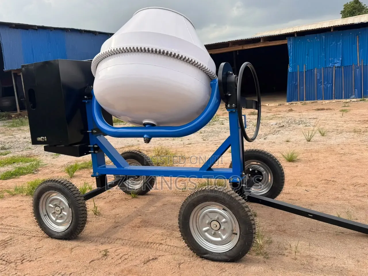 400-Liter Portable Concrete Mixer