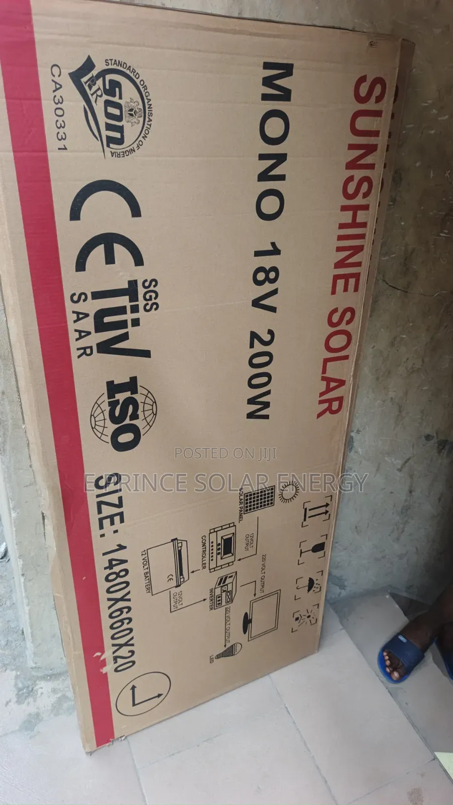 200w 18v Sunshine Solar Panel Mono