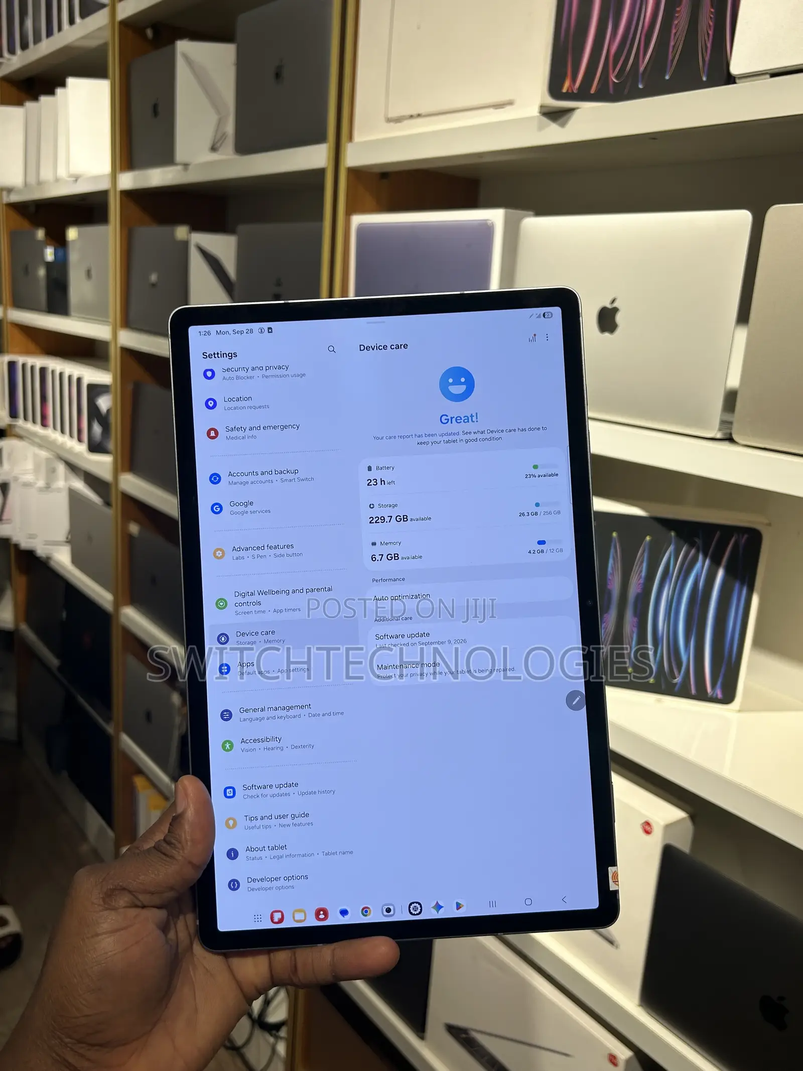 Samsung Galaxy Tab S10+ 5G 256 GB Silver
