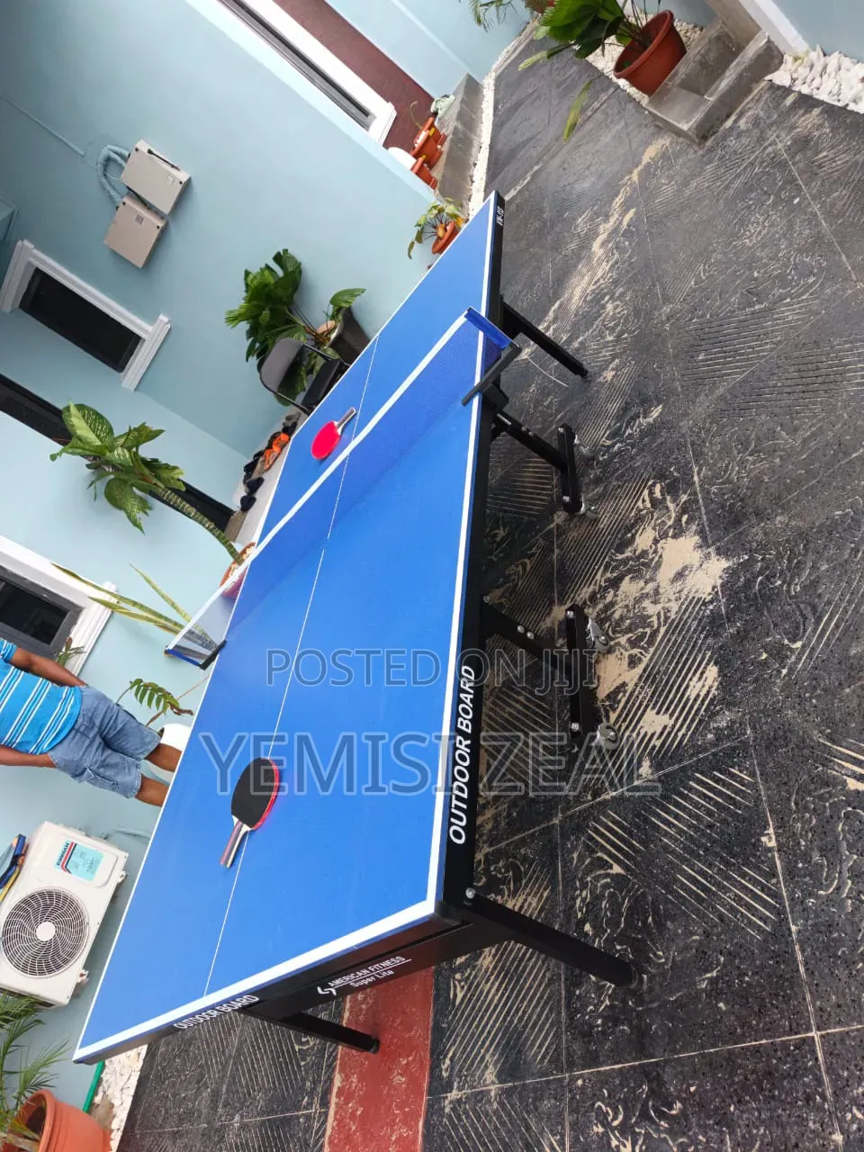 Standard American Fitness Outdoor Table Tennis Board With Full Items