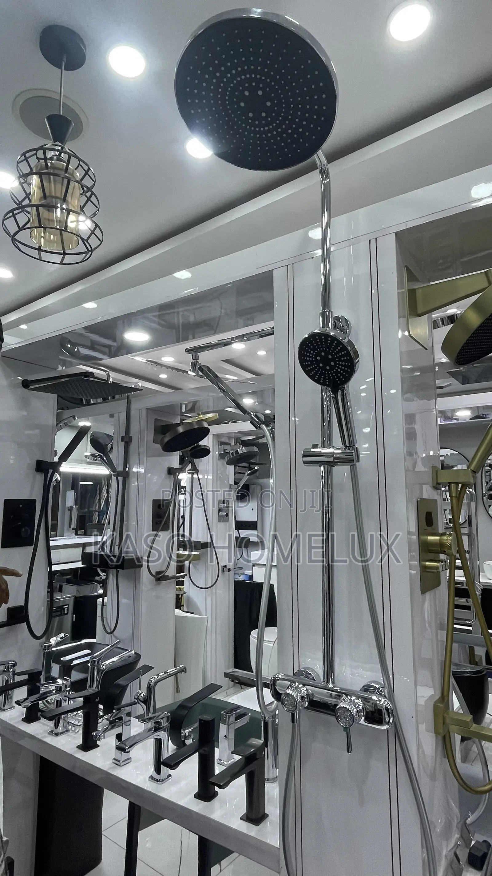 Executive Chrome Color Shower Set