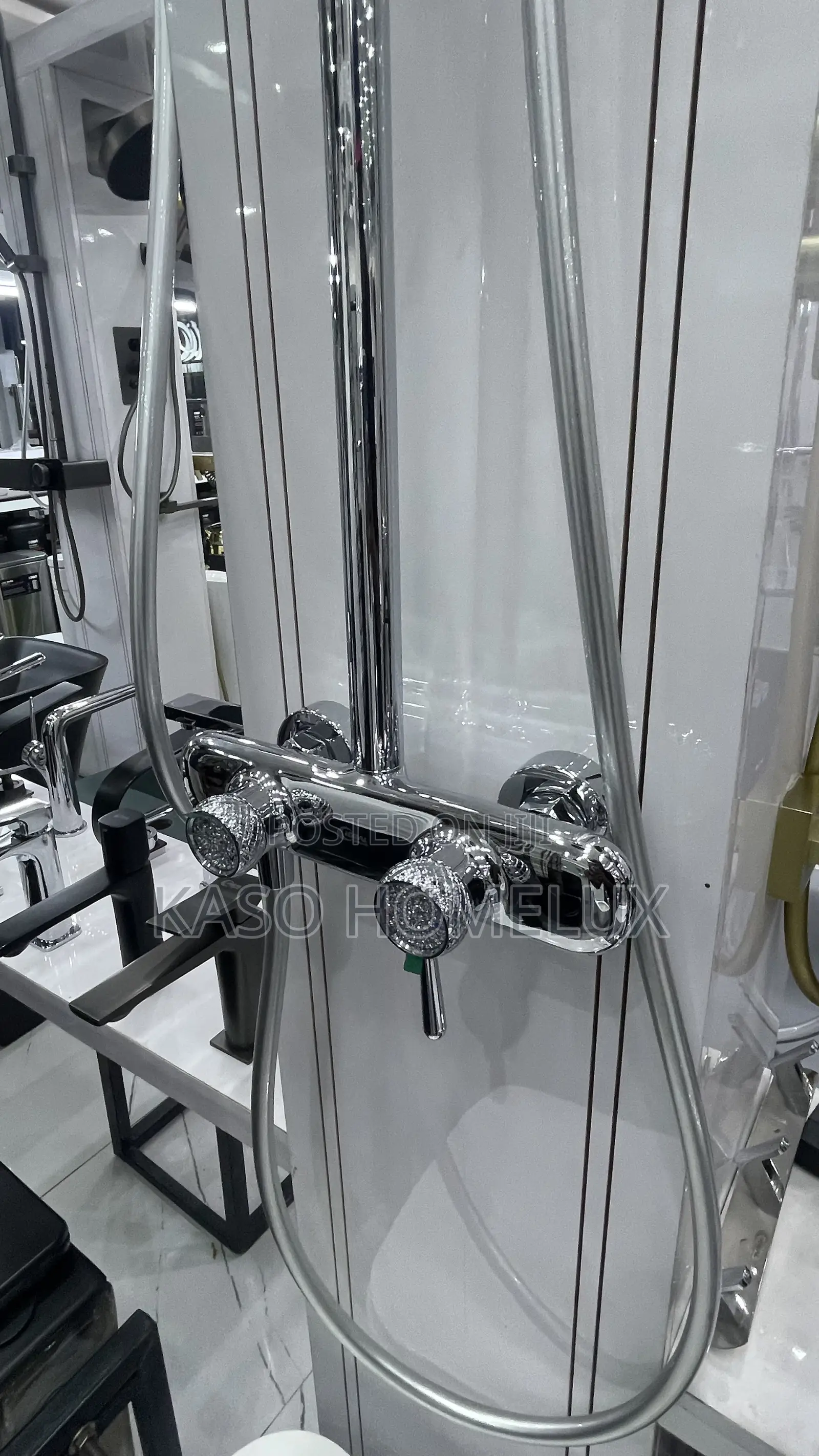 Executive Chrome Color Shower Set