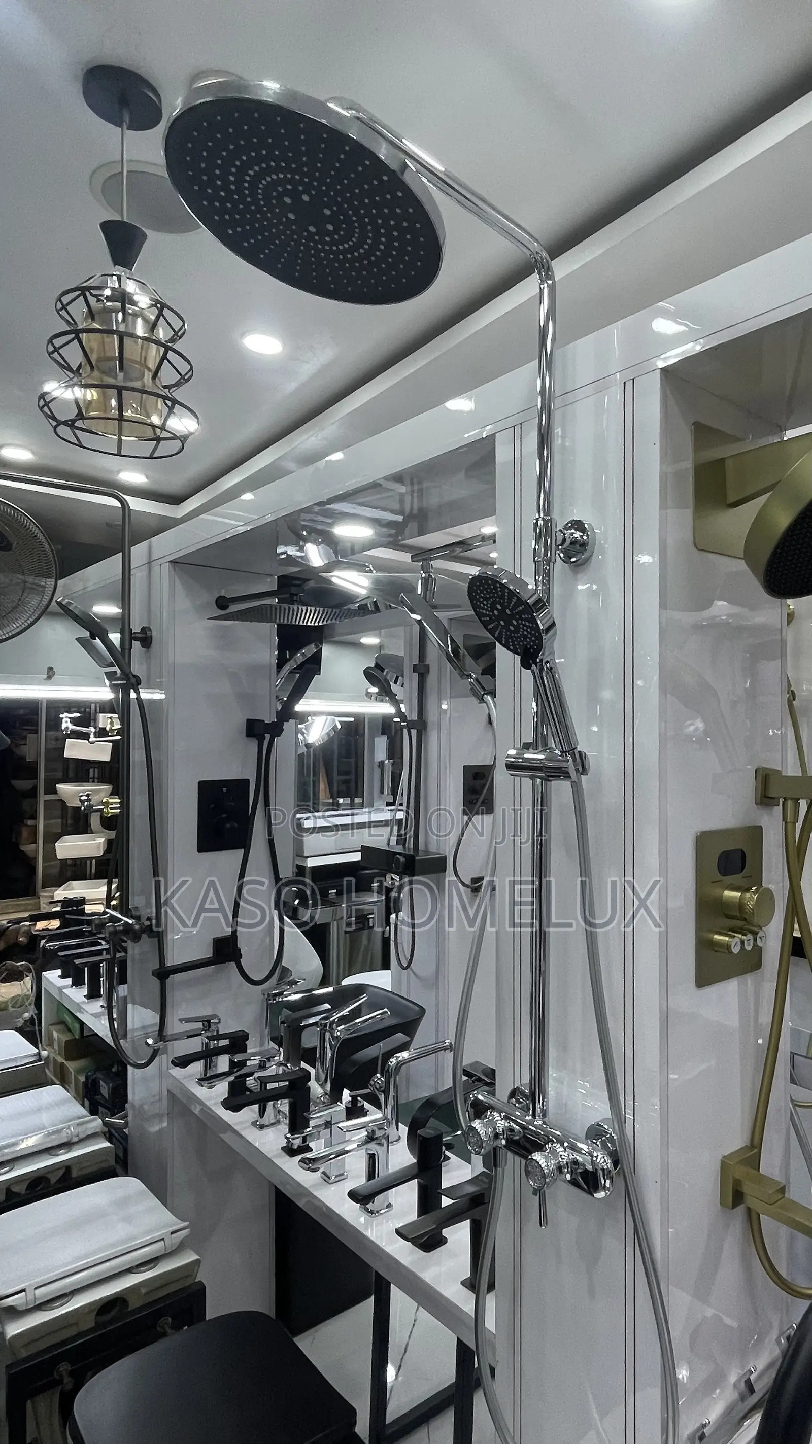 Executive Chrome Color Shower Set