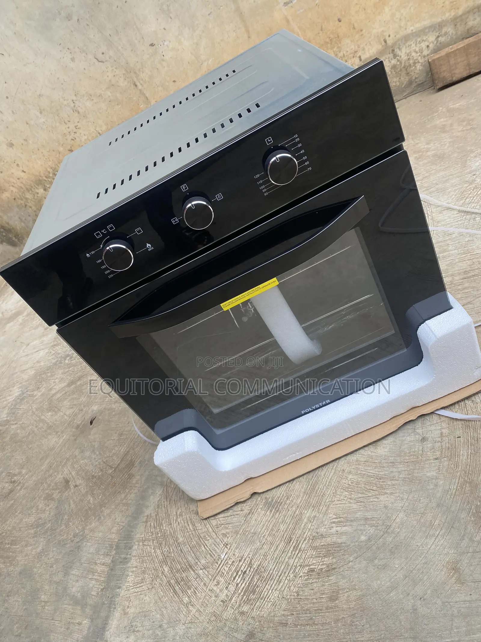Polystar PV-JYEG278BB 70L Built-in Gas and Electric Oven for Roasting