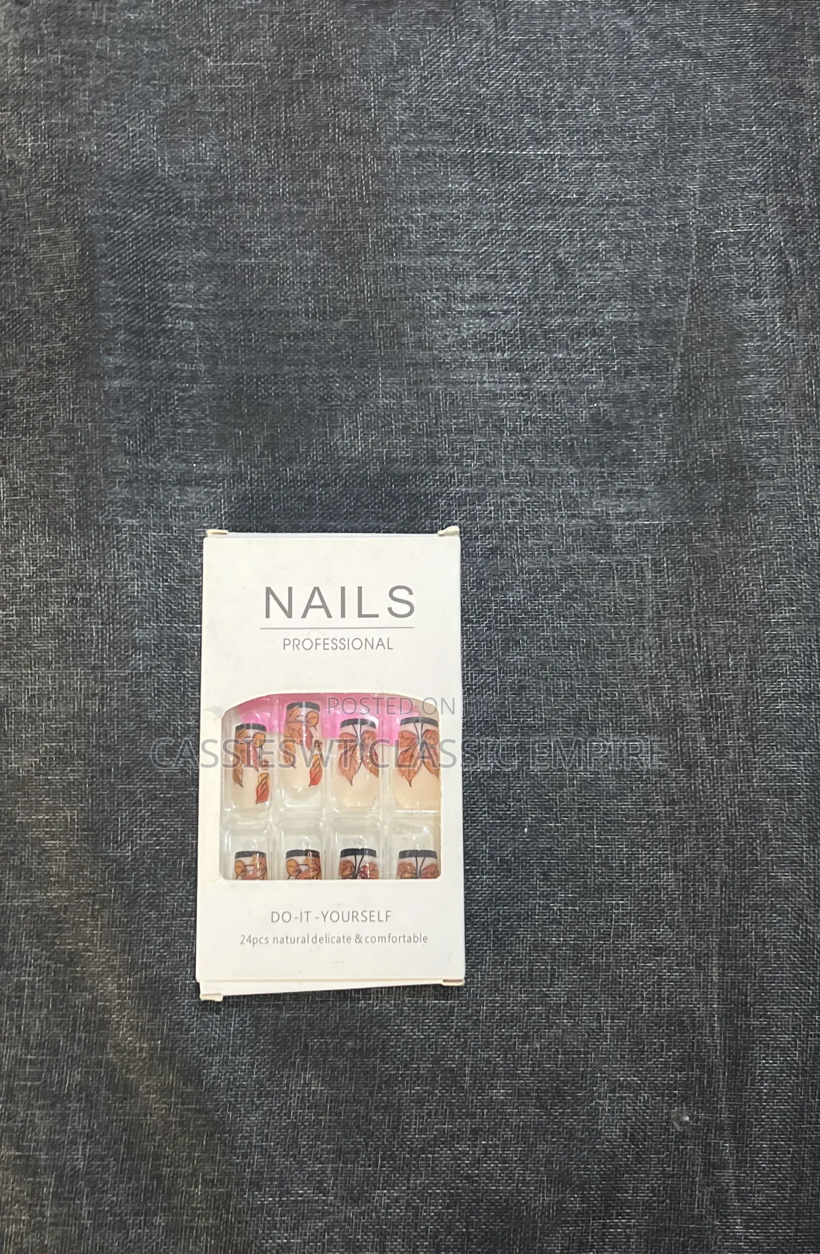 24pcs Natural False Nails | Press-on Nails | DIY Nail Set
