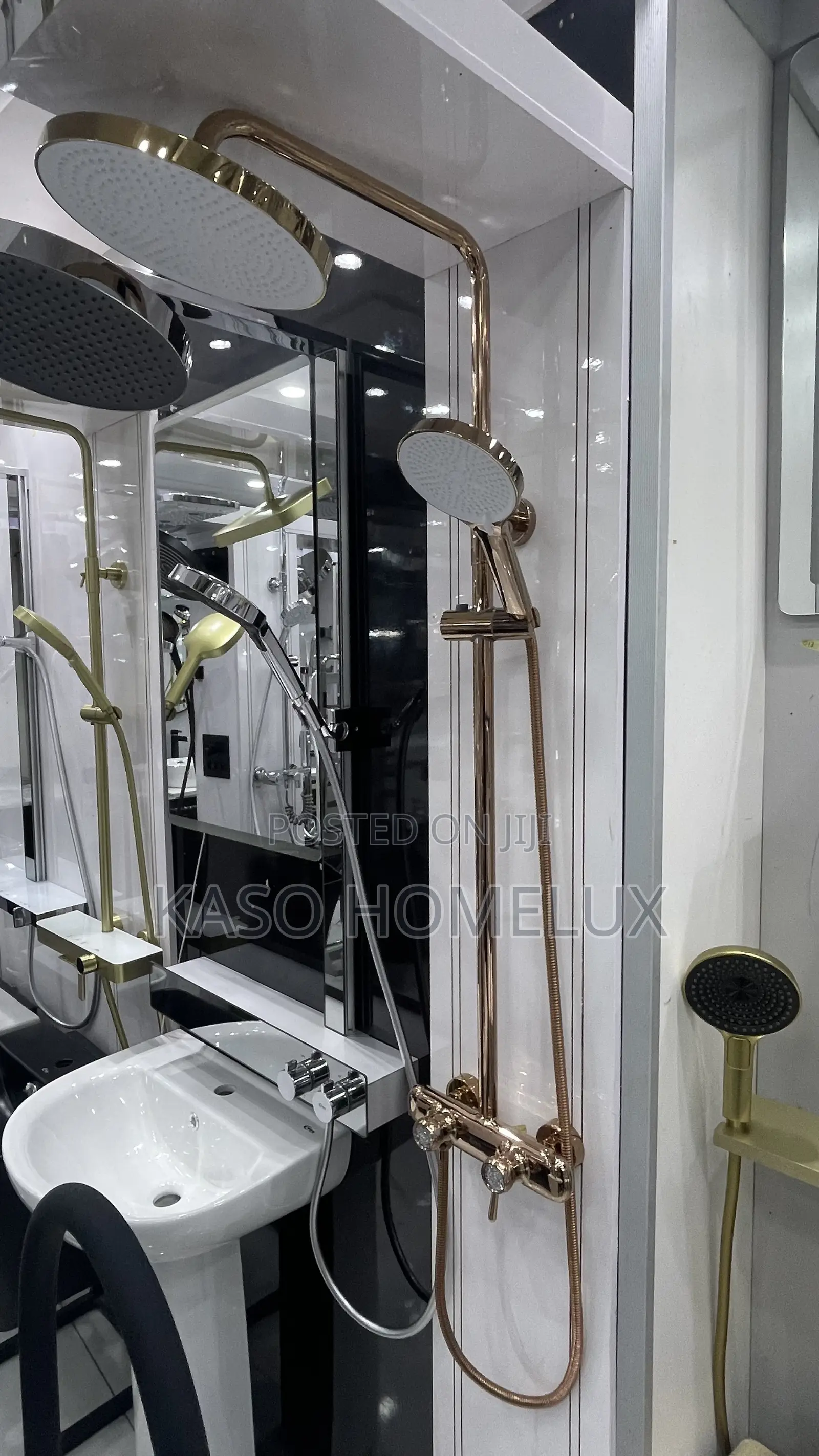 Rose Gold Executive Shower Set