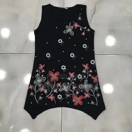 Benini Turkey Girls Long Black Top