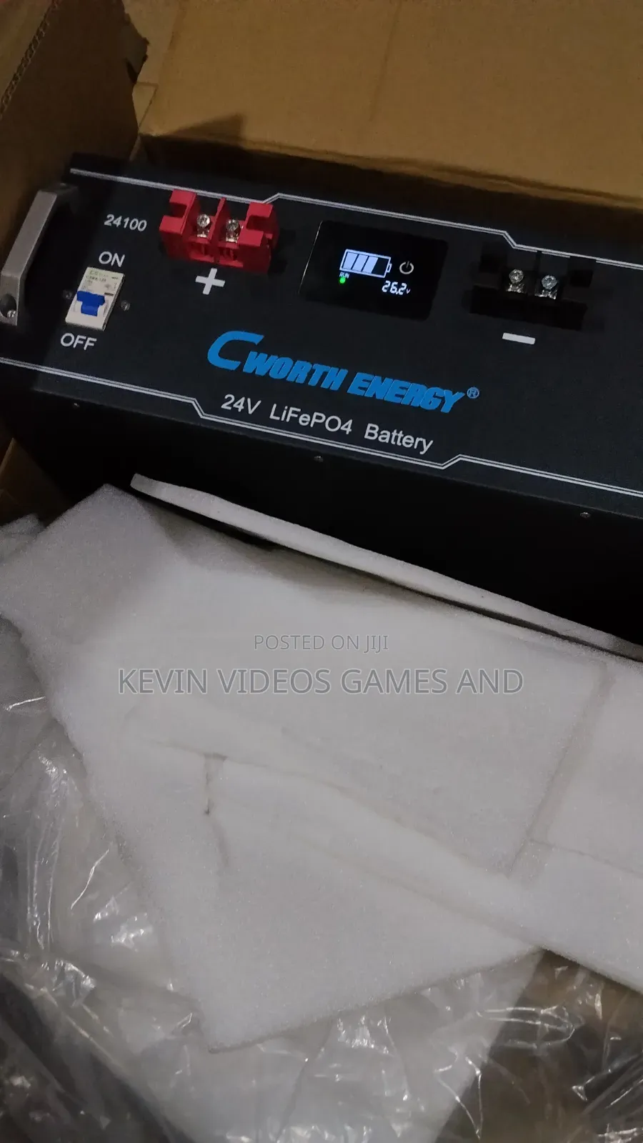 Cworth 2.5kwh/24v Lithium Ion Battery