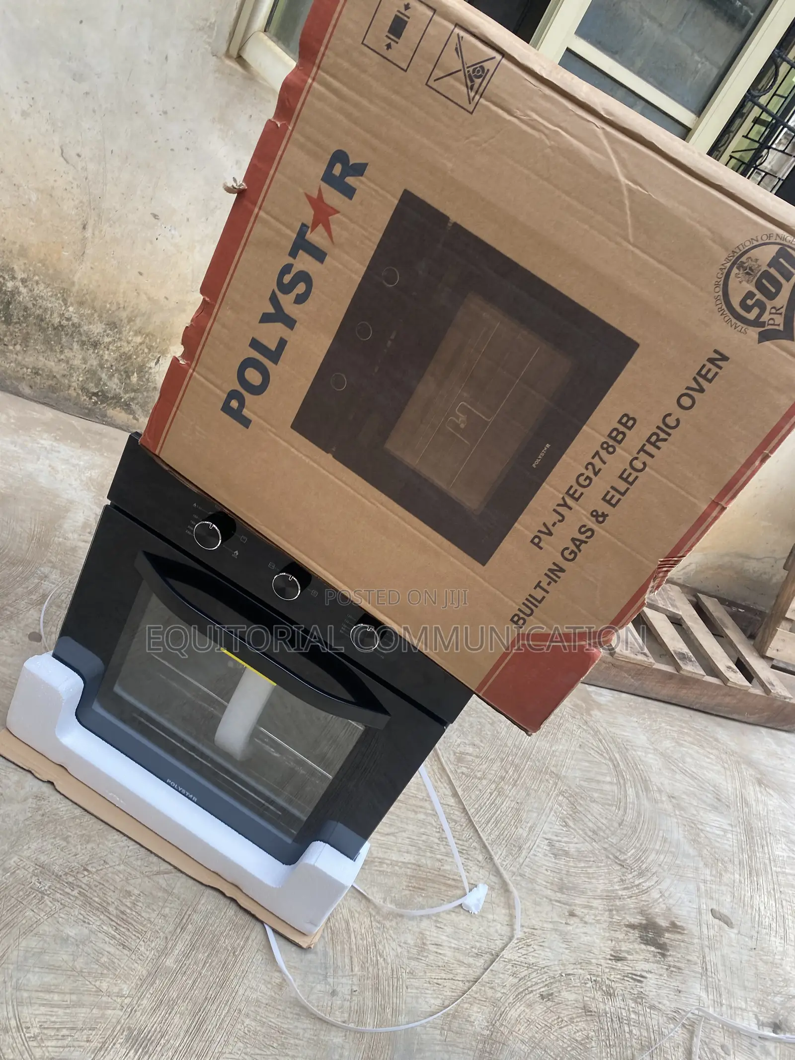 Polystar PV-JYEG278BB 70L Built-in Gas and Electric Food Baking Oven