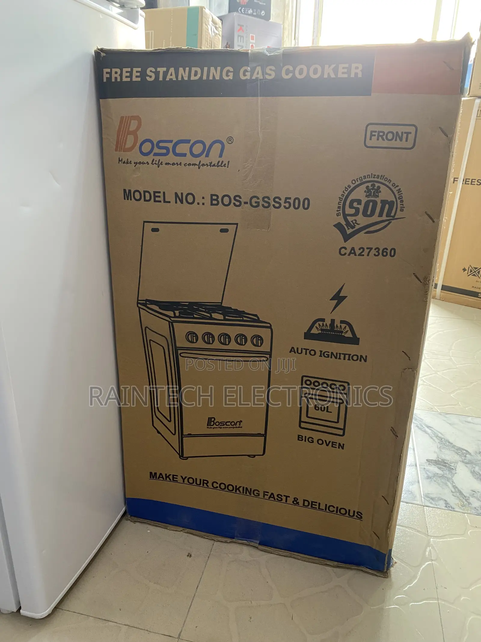 BOSCON 3 Gas 1 Electric Hot Plate 50 by 50