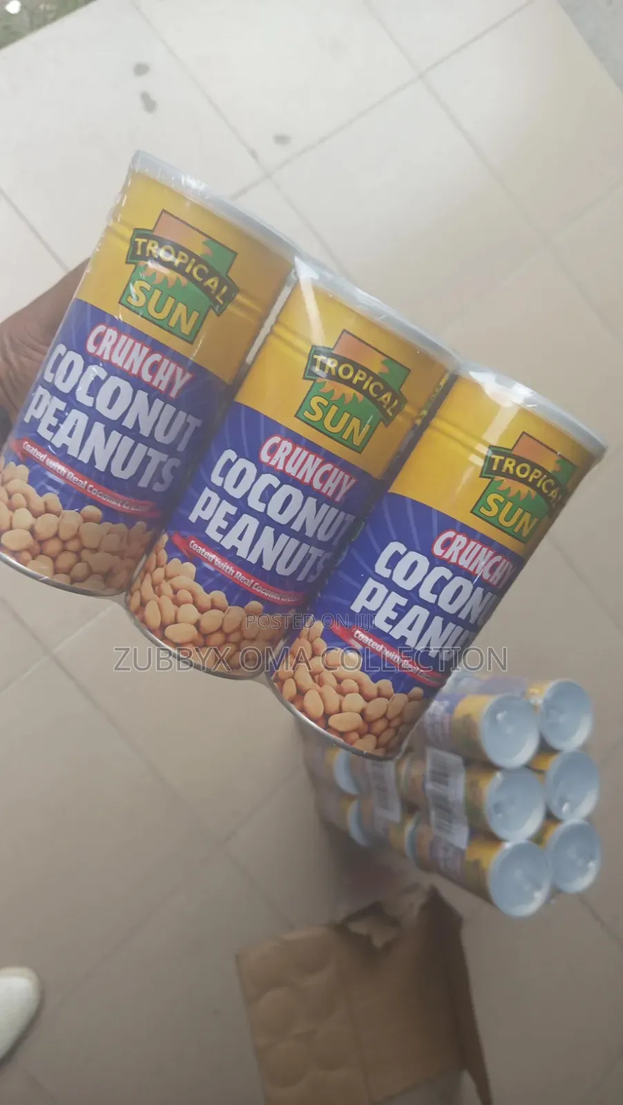 Tropical Sun Crunchy Coconut Peanuts 24x330g