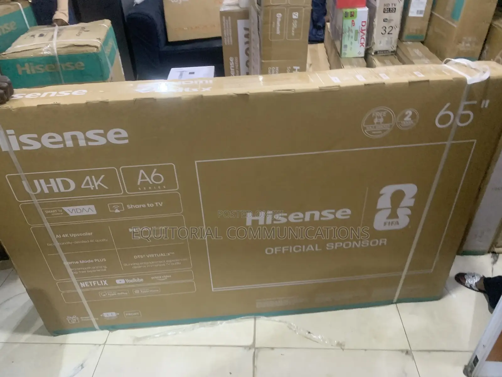 Hisense 65A6Q 65" UHD Smart TV – Stunning Picture