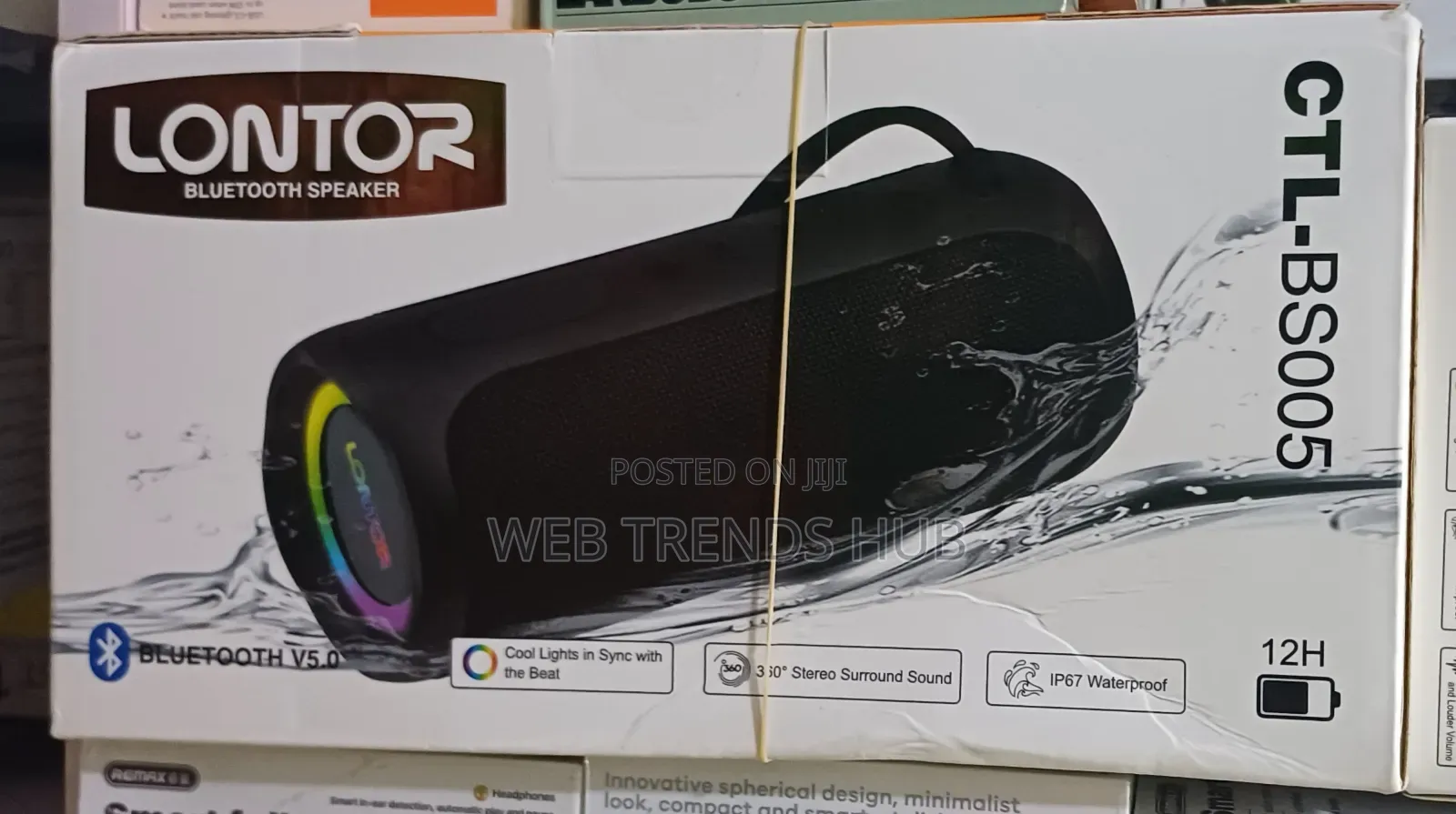 LONTOR CTL-BS005 Wireless Bluetooth Speaker – 360° Stereo