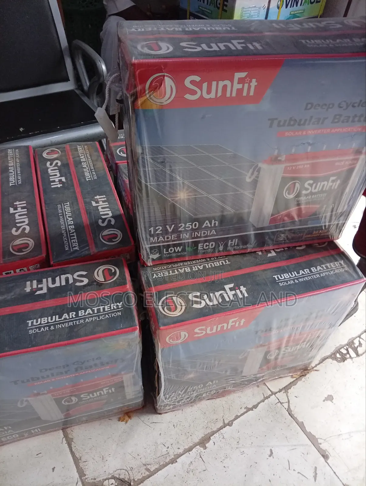 220ah/12volts Sunfit Tubular Solar Batteries