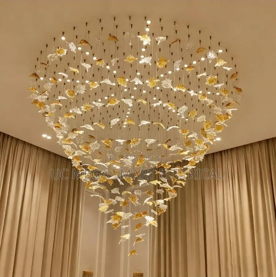 Modern Luxury Irregular Crystal Stone Pendant Chandelier Adjustable