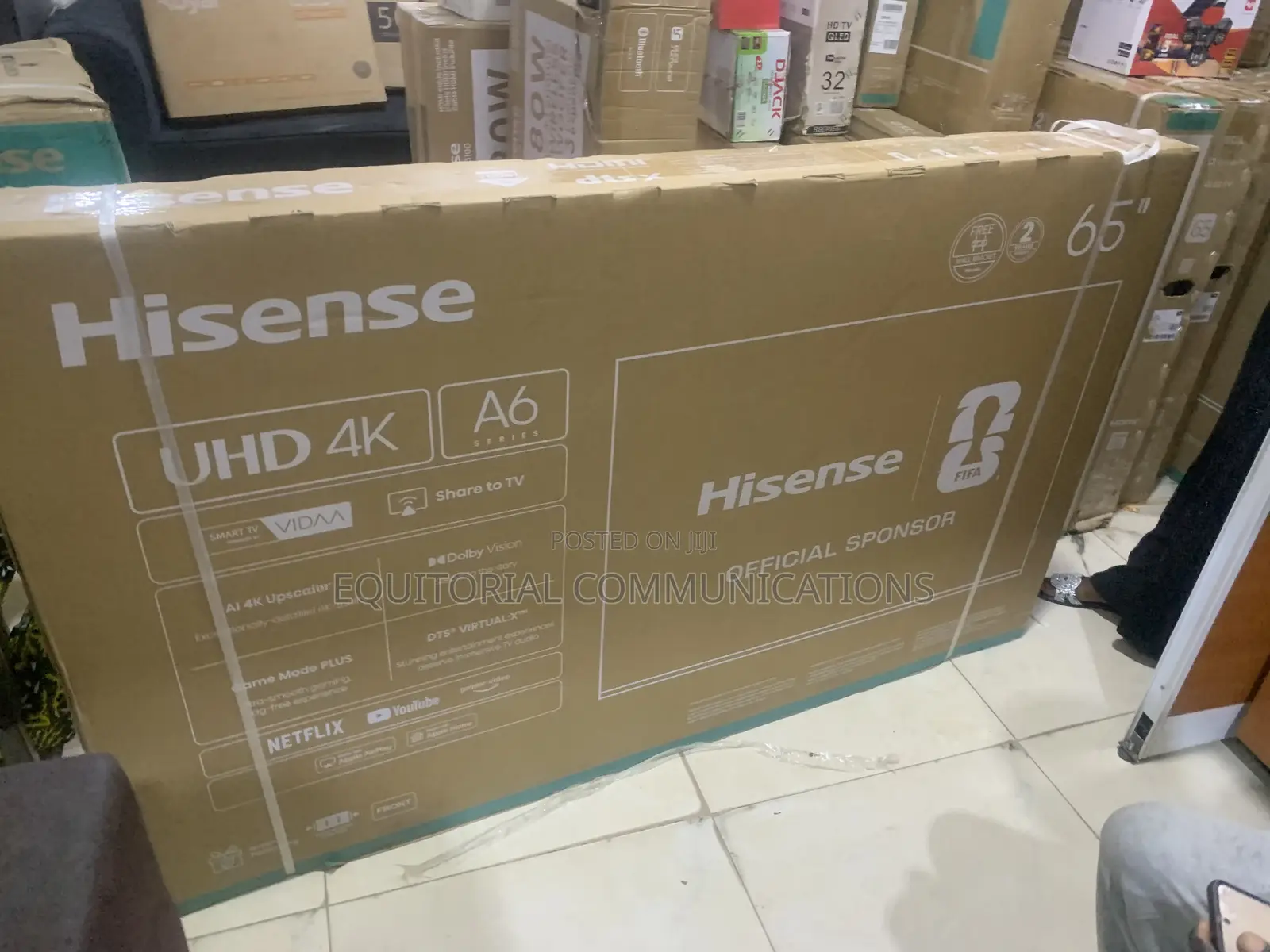 Hisense 65A6Q UHD Smart TV – 65" Cinematic Home Viewing