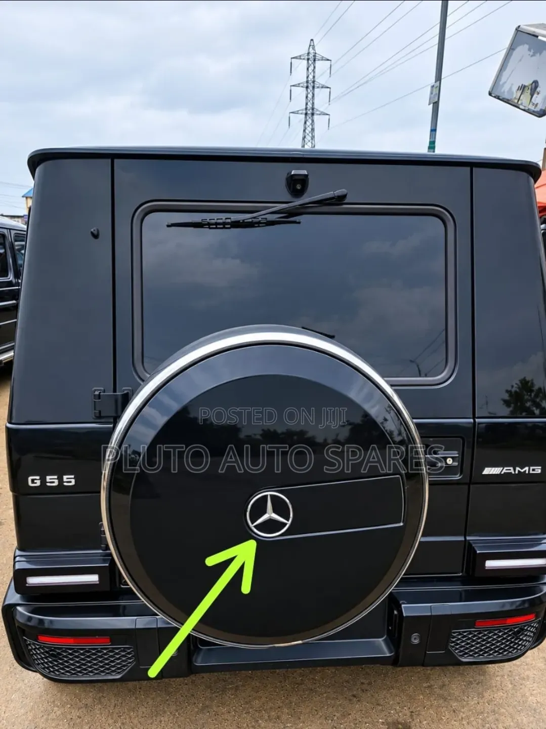 G Wagon Back Tire Cover Logo Emblem