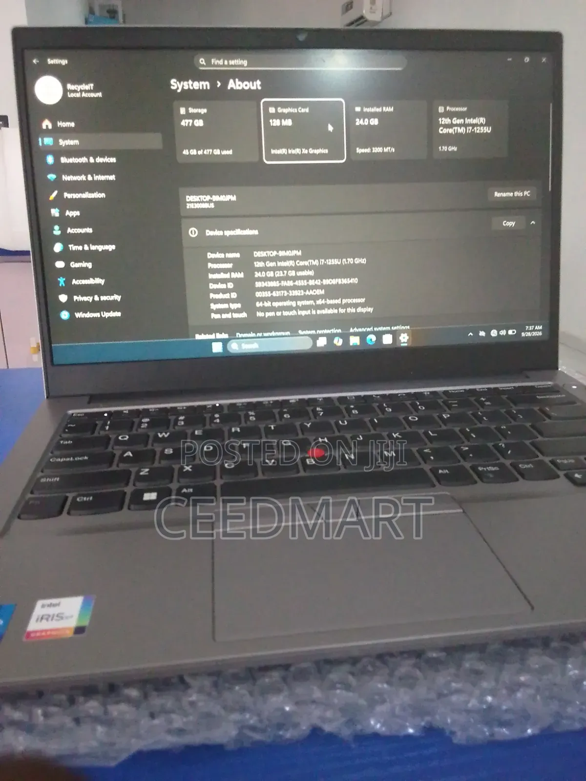 Laptop Lenovo ThinkPad E14 Gen 2 16GB Intel Core i7 SSD 512GB