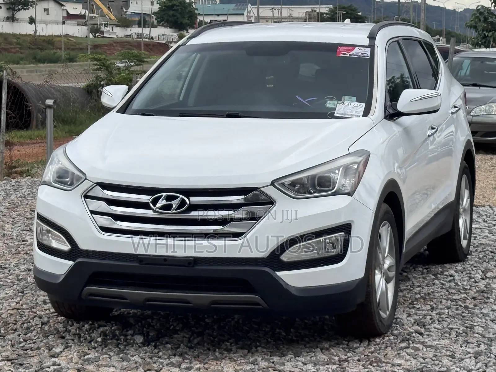 Hyundai Santa Fe GLS 4dr SUV AWD (3.3L 6cyl 6A) 2014 White
