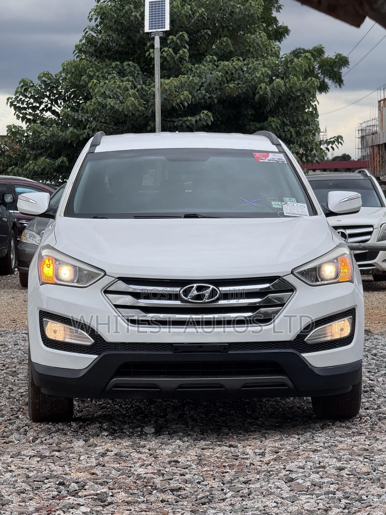 Hyundai Santa Fe GLS 4dr SUV AWD (3.3L 6cyl 6A) 2014 White