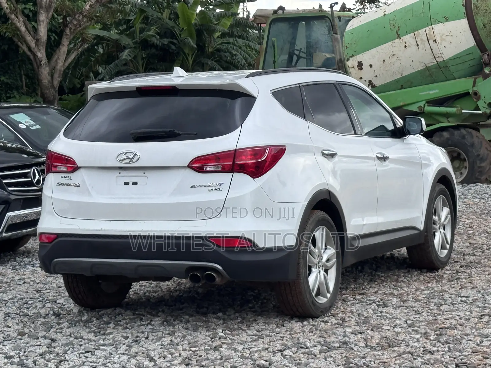 Hyundai Santa Fe GLS 4dr SUV AWD (3.3L 6cyl 6A) 2014 White