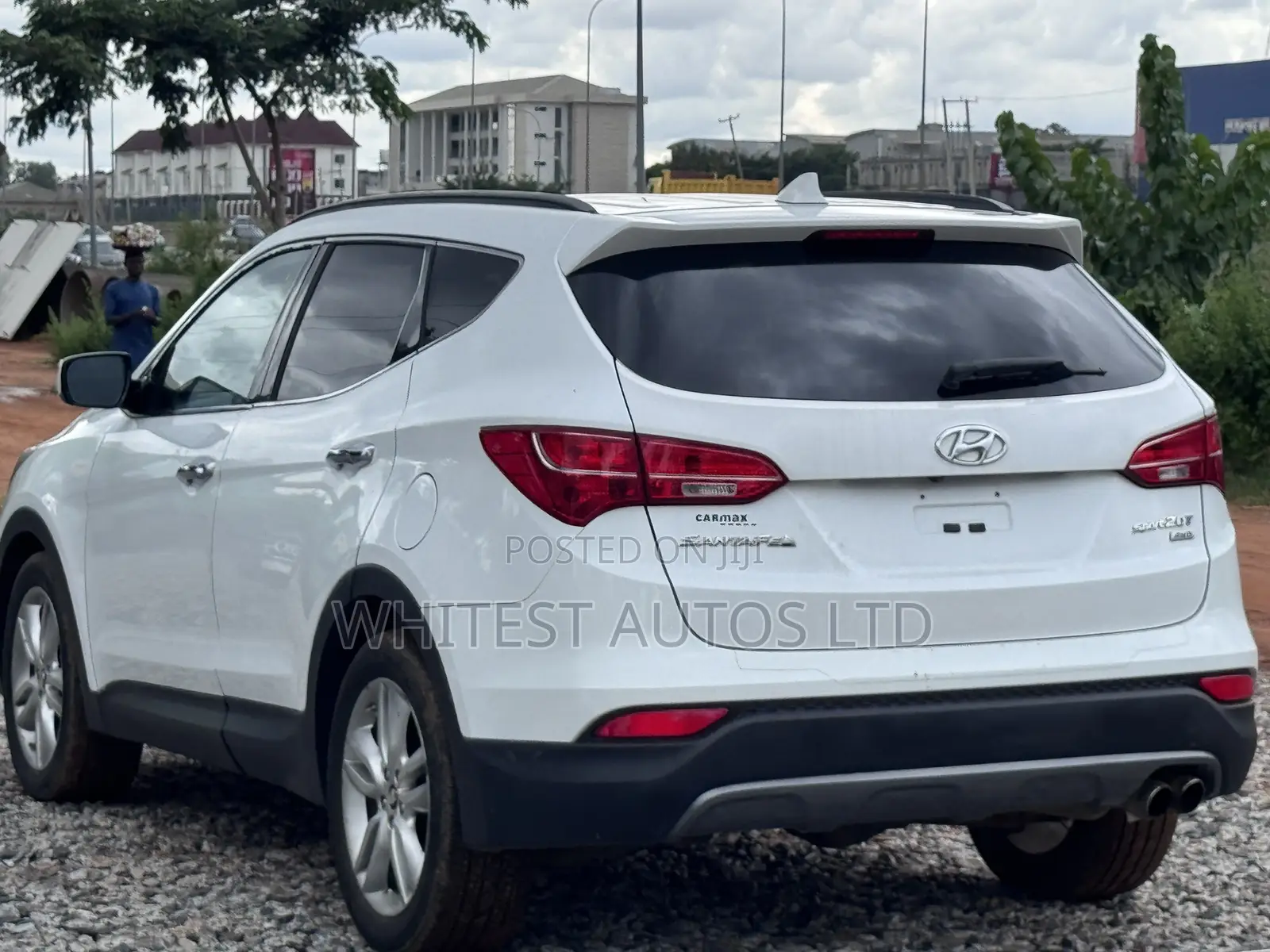 Hyundai Santa Fe GLS 4dr SUV AWD (3.3L 6cyl 6A) 2014 White