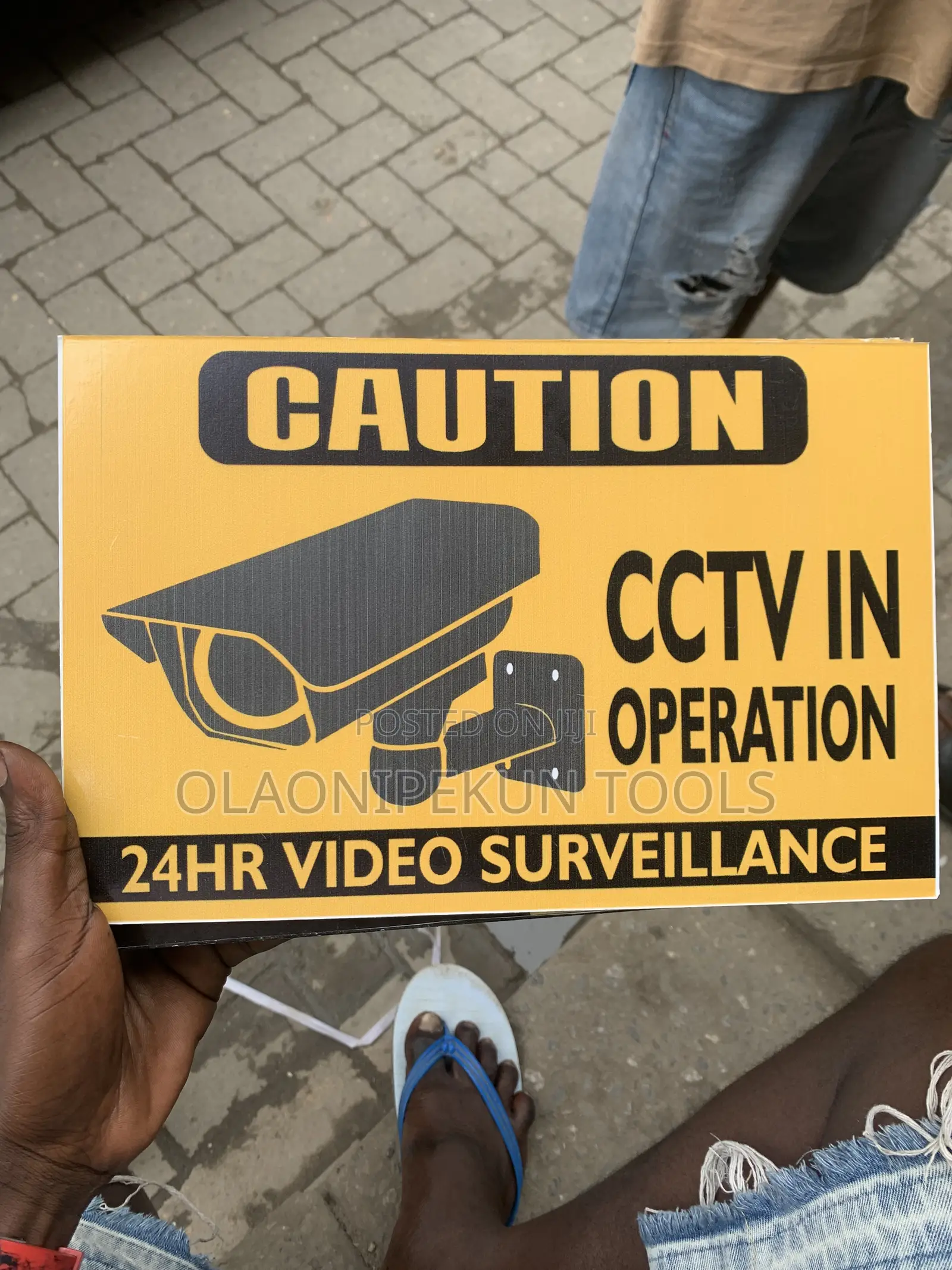 Caution CCTV