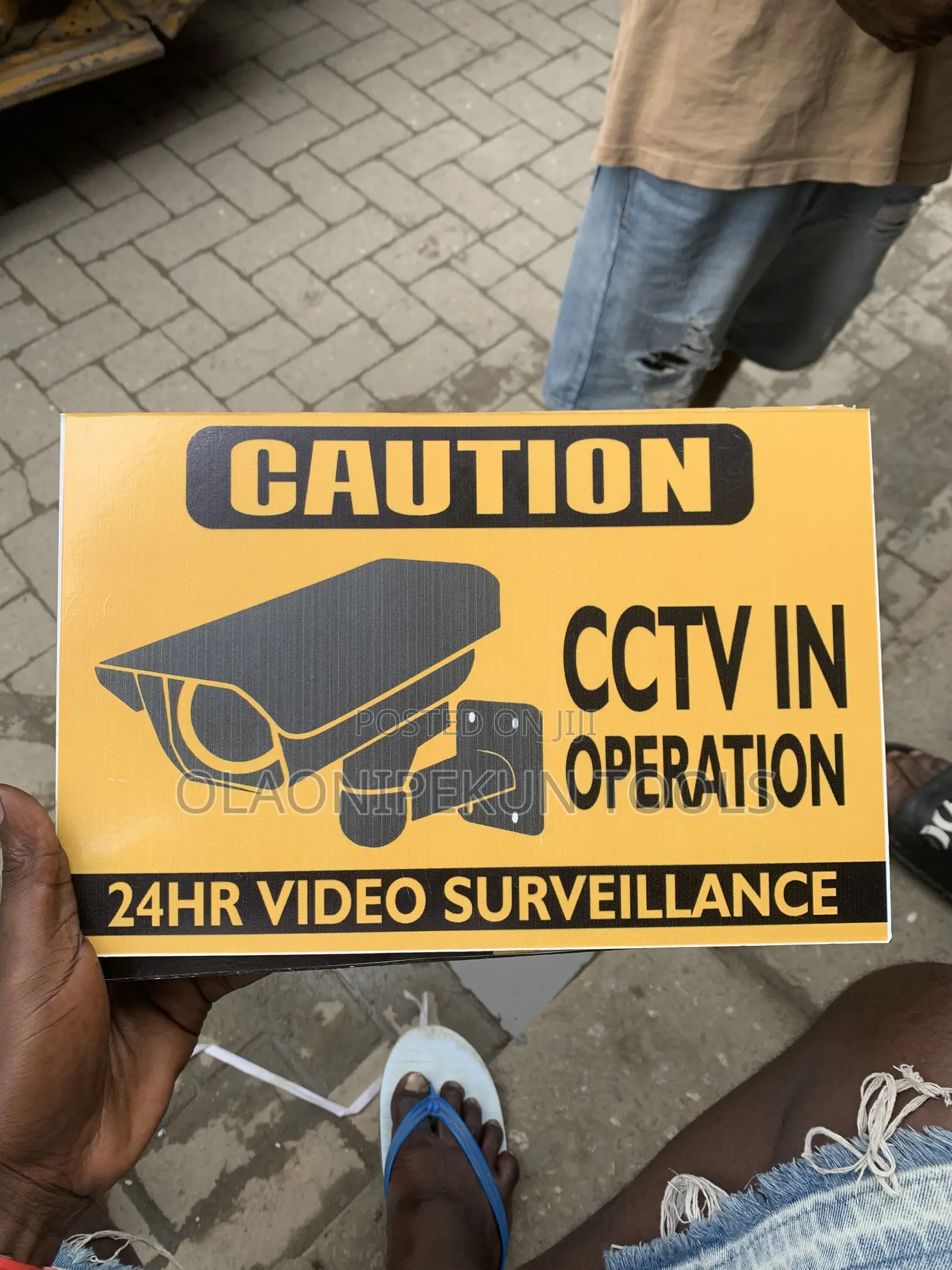 Caution CCTV