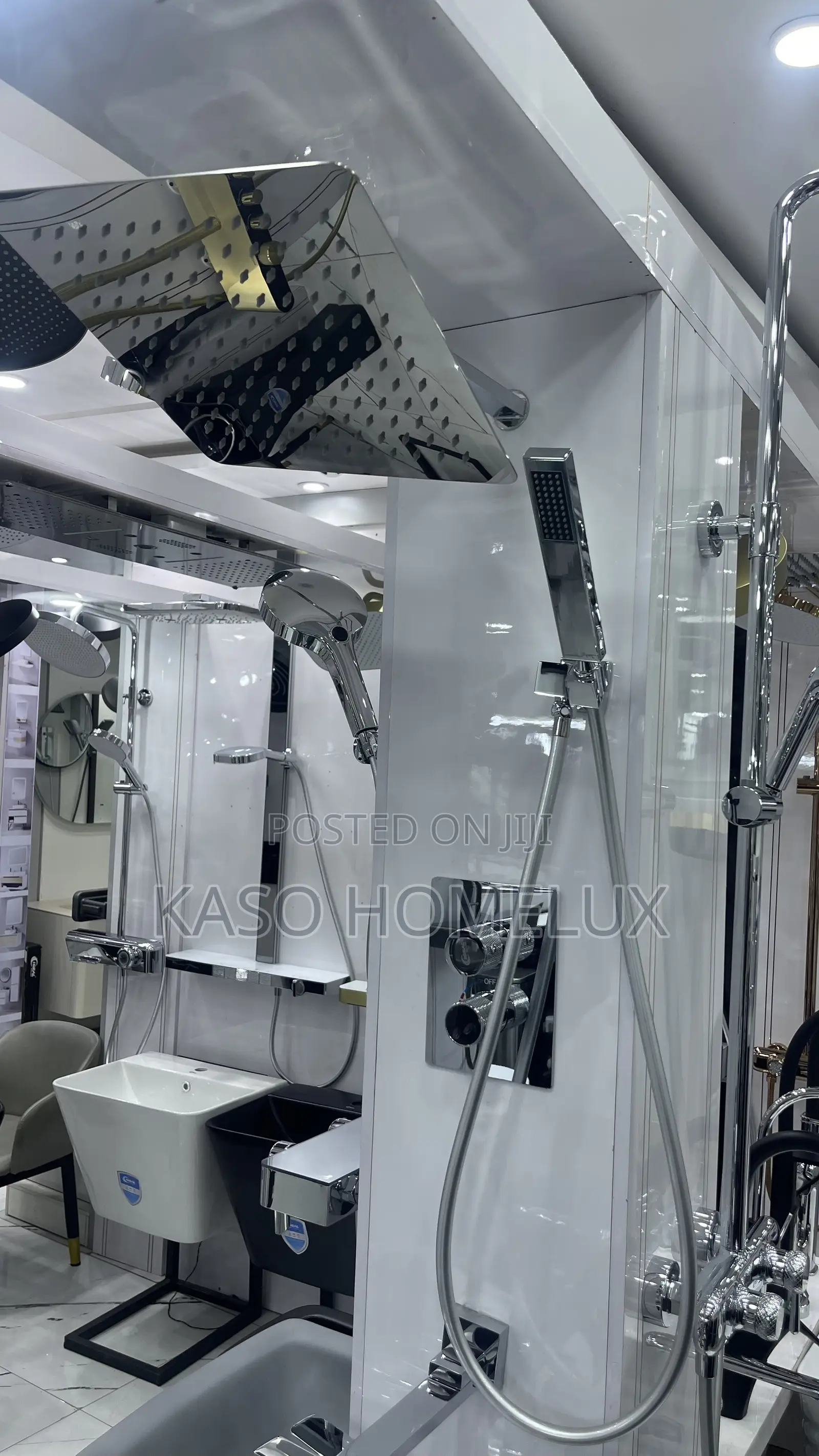Executive Chrome Color Conduit Shower