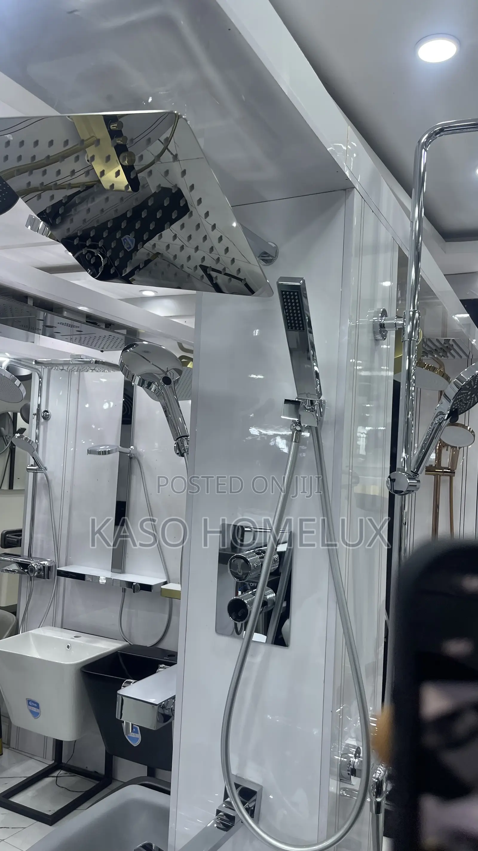 Executive Chrome Color Conduit Shower