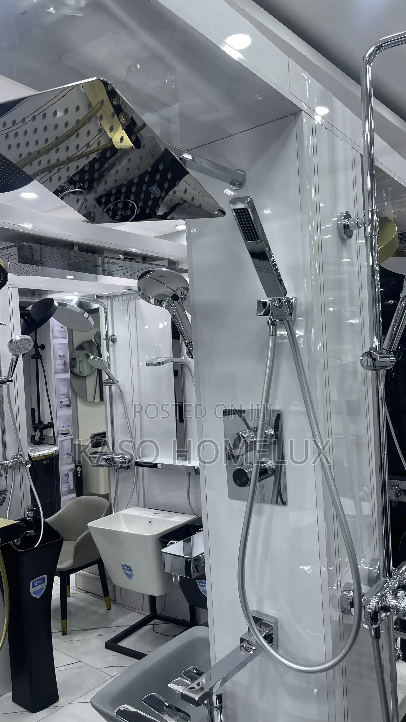 Executive Chrome Color Conduit Shower