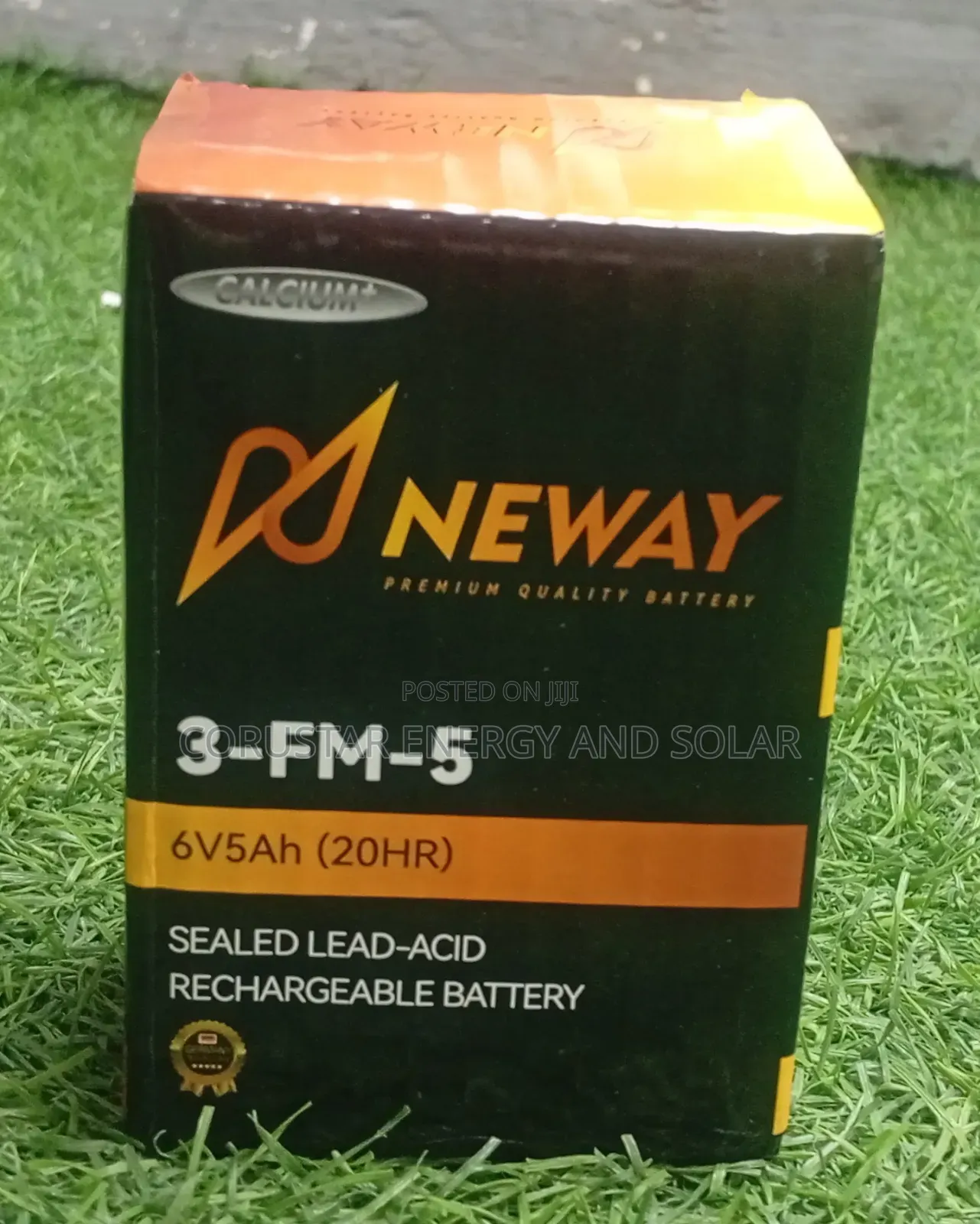 6V 5Ah Sealed Lead-Acid Rechargeable - Neway 3-Fm-5
