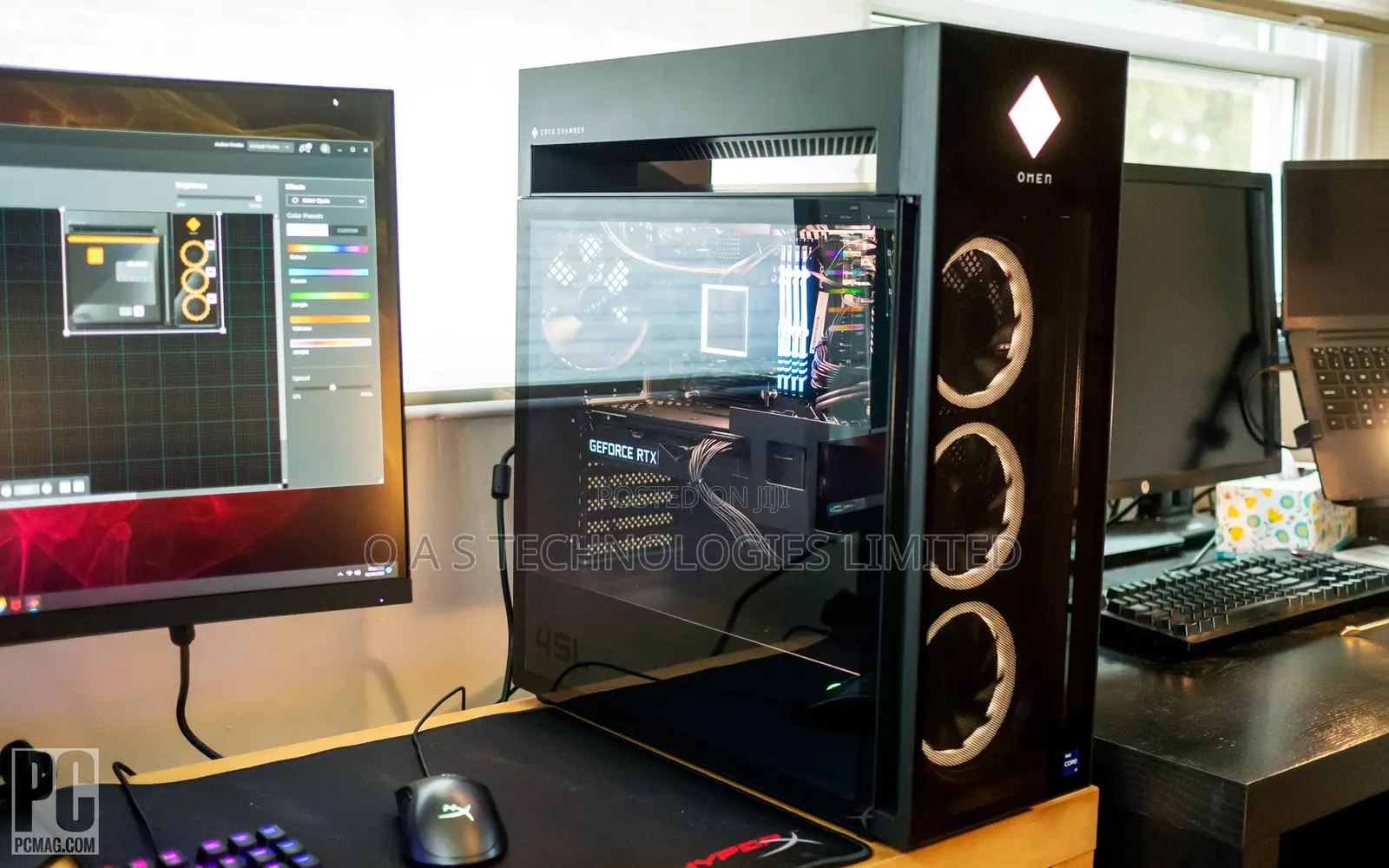 New HP 45L Gaming Desktop GT22-3090 64GB Intel Core Ultra 9 SSD 2T