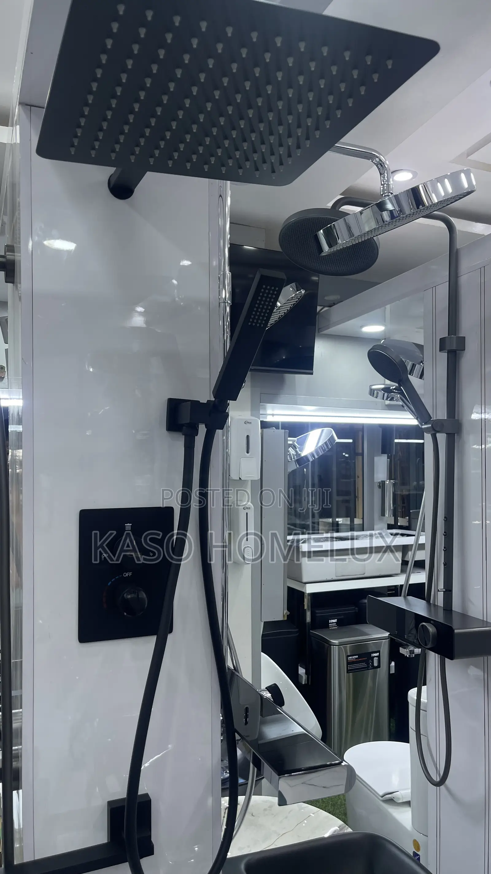 Executive Black Color Conduit Shower