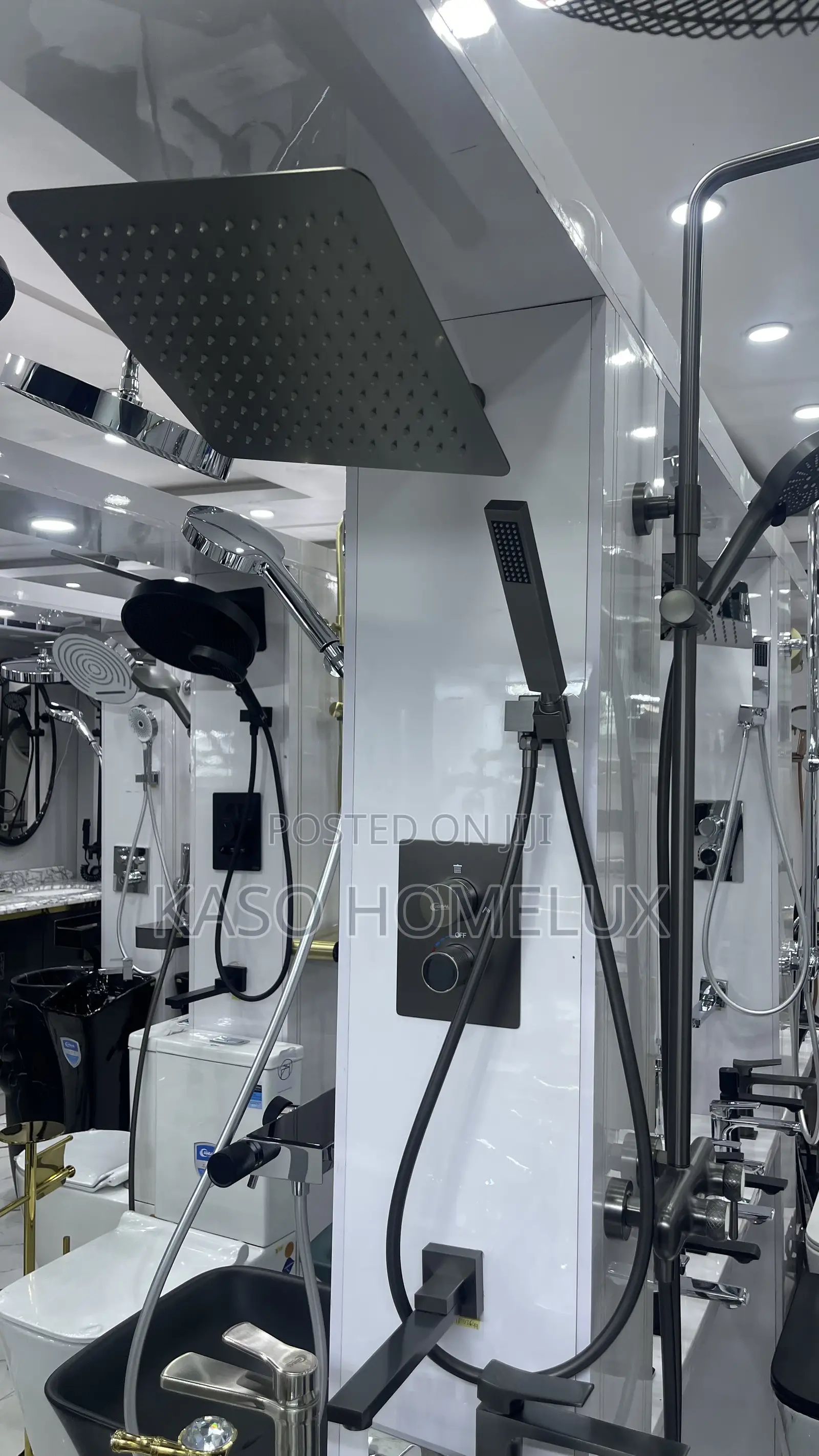 Executive Grey Color Conduit Shower