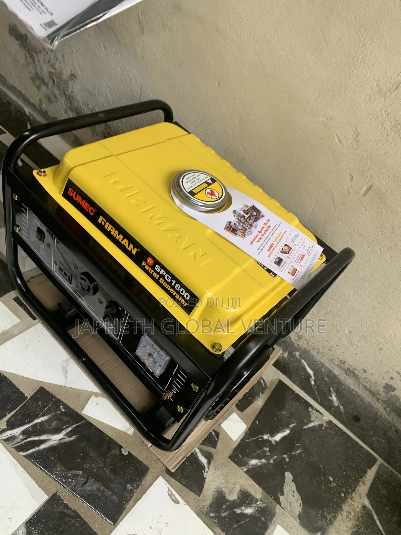 SUMEC FIRMAN SPG1800 Generator 1.8KVA – 100% Copper Coil