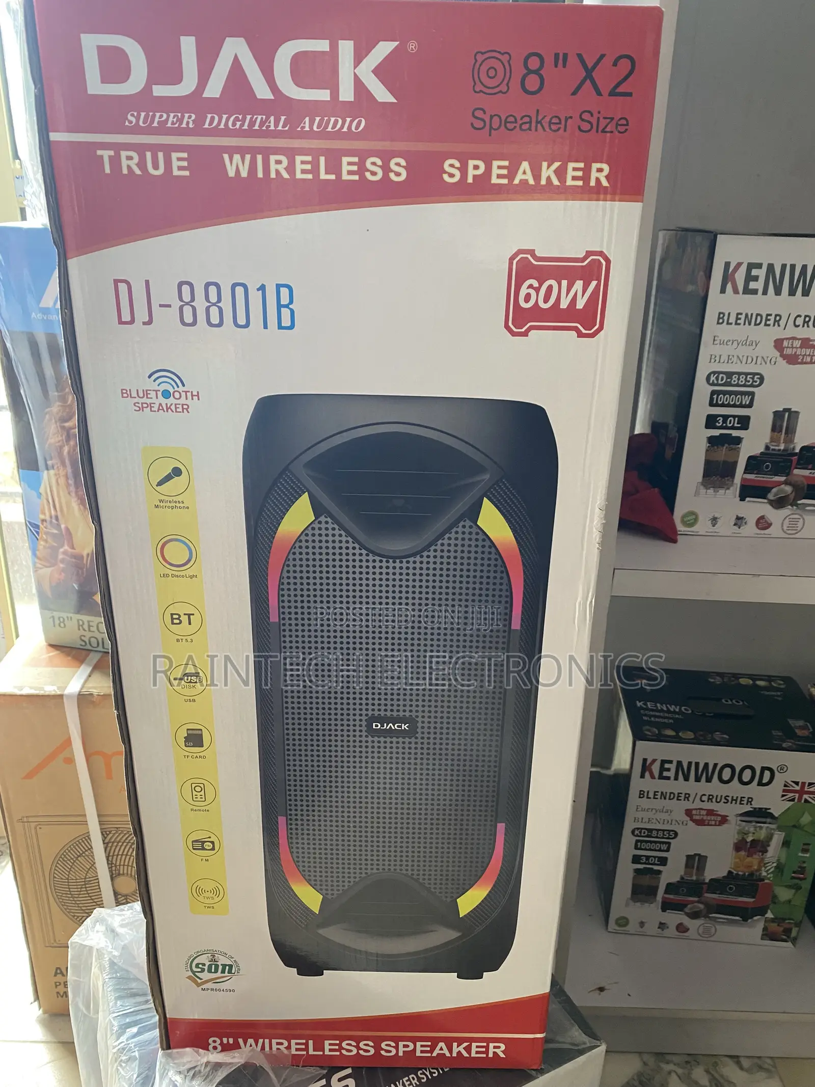 Djack Rechargeable Bass Sound System