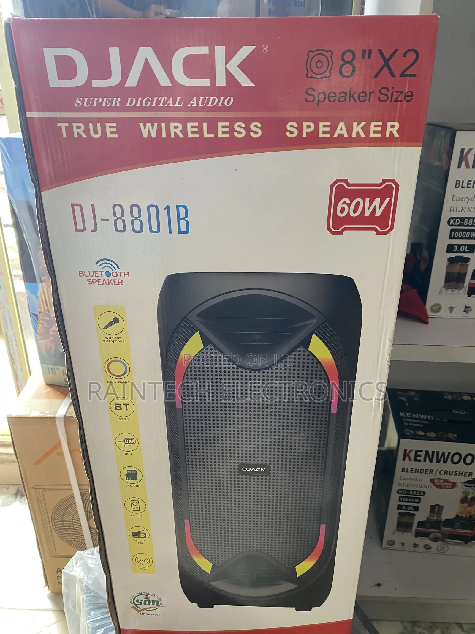 Djack Rechargeable Bass Sound System