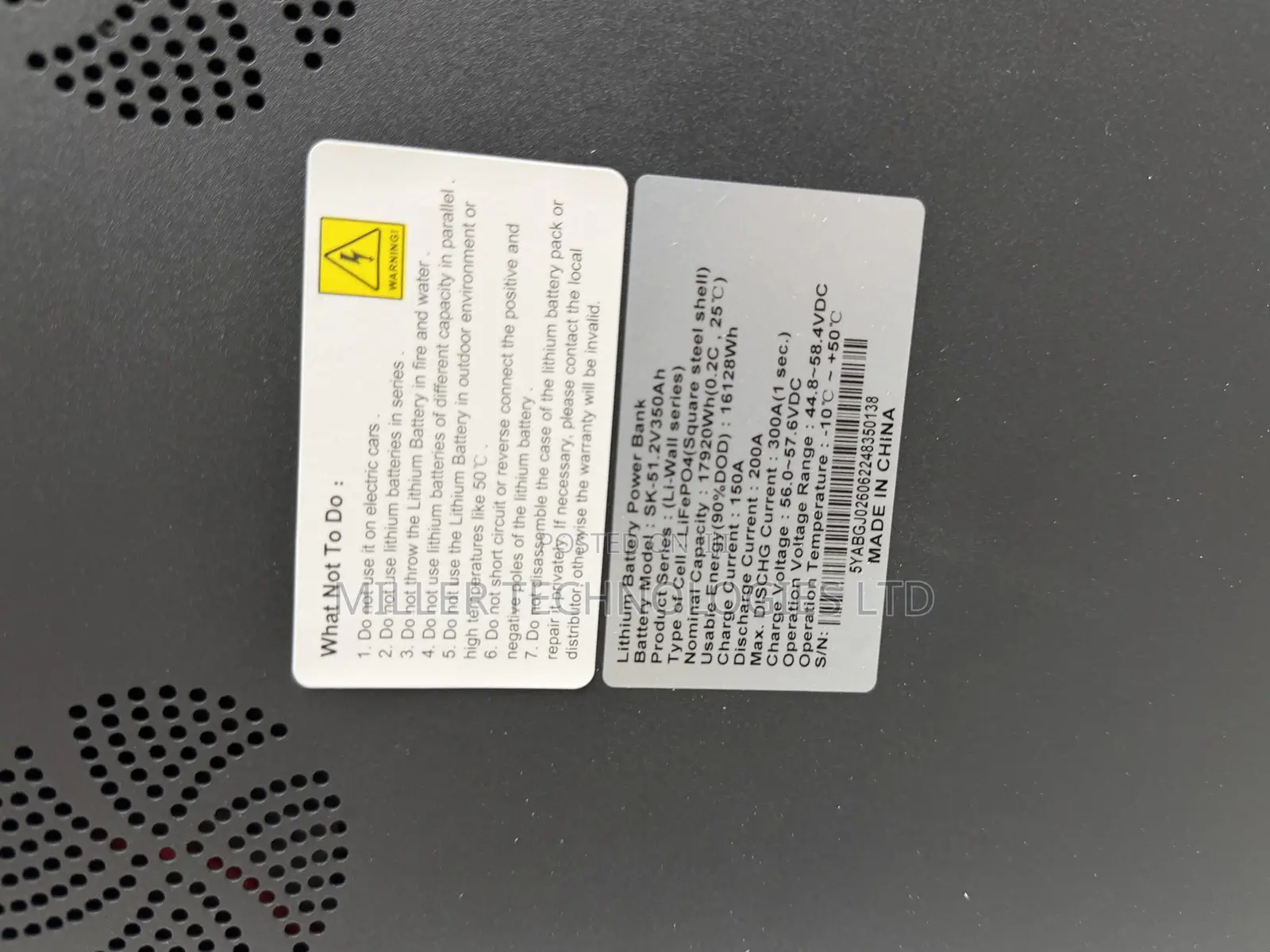 SAKO Li-Wall 17.5kWh Lithium Battery for Solar Inverter Systems