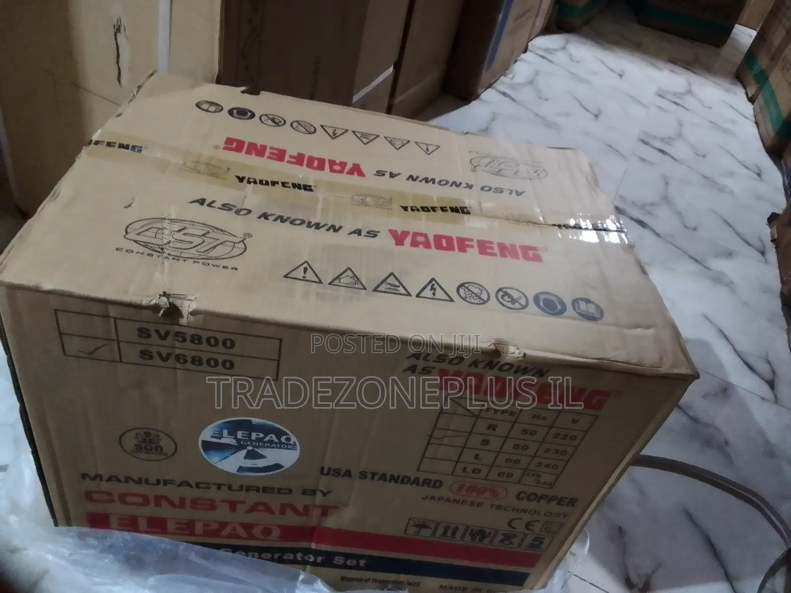 Elepaq 4.5KVA SV6800 100% Copper Power Generator