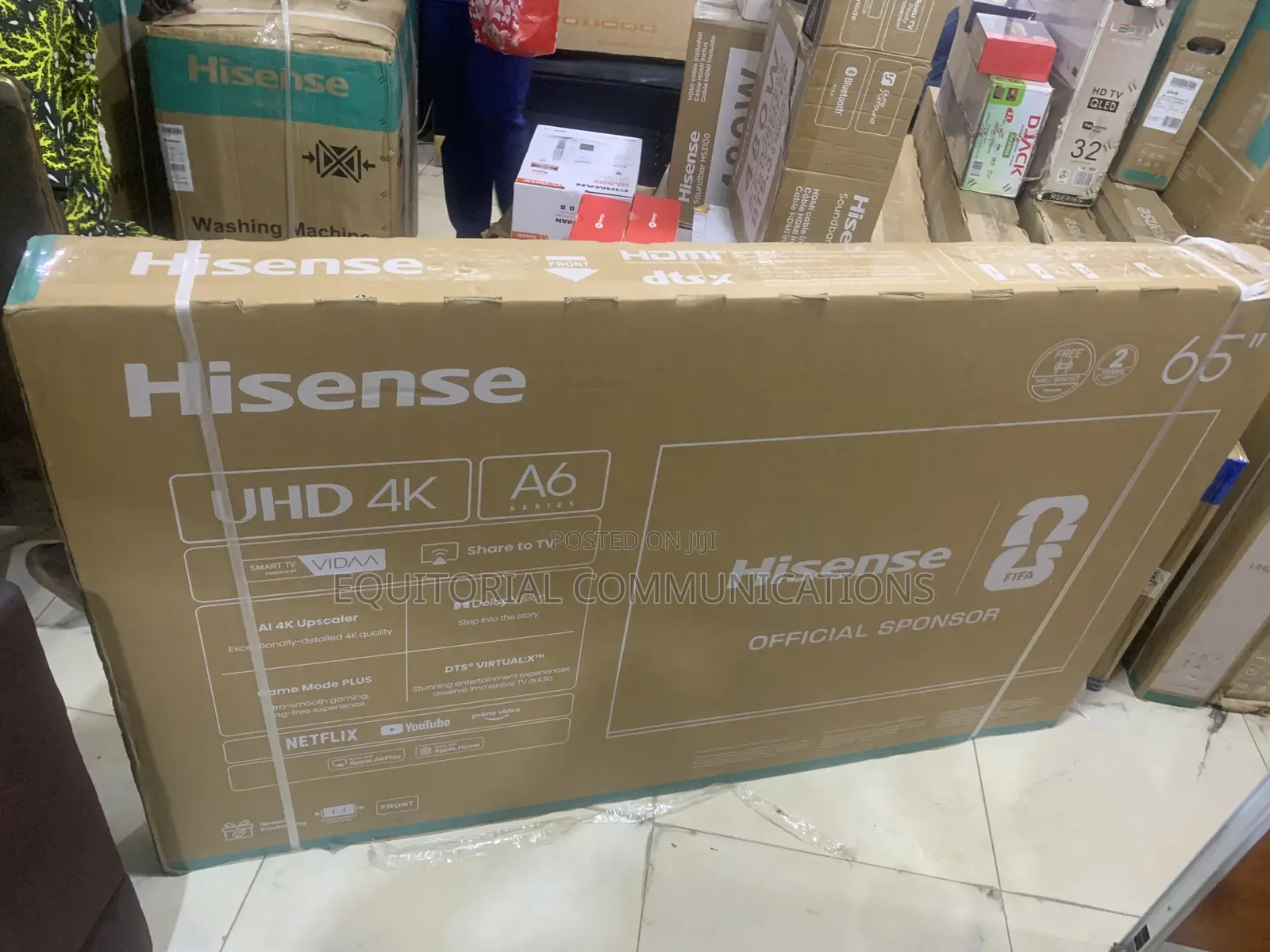Hisense 65" Smart TV – Big Screen, Brilliant Colours