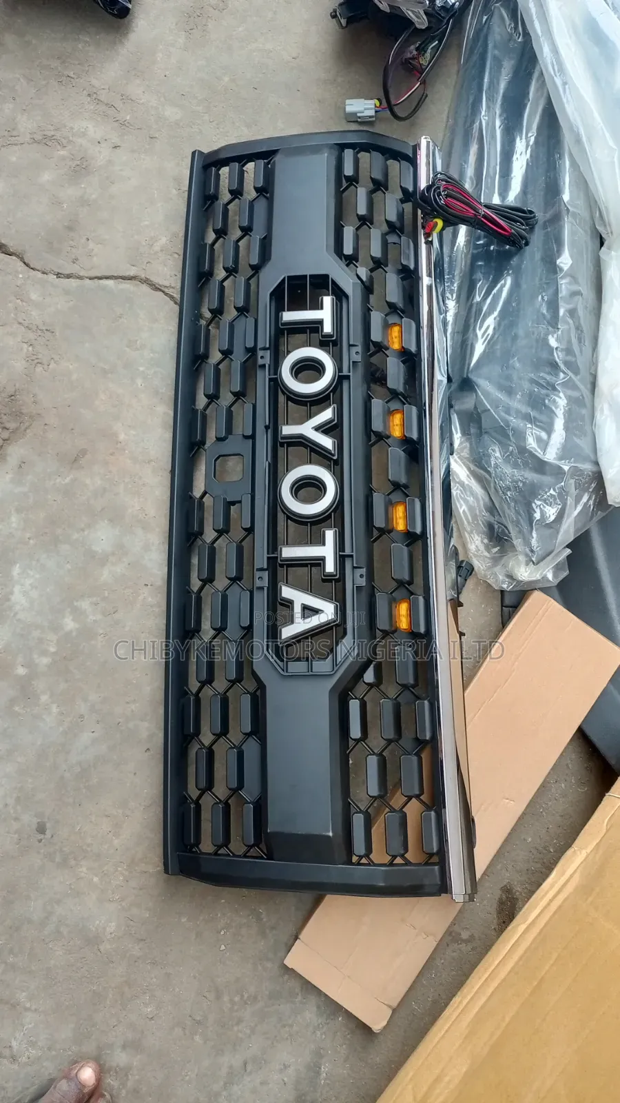 Front Grill for Toyota Land Cruiser Prado 2018 Model Alphabet Logo