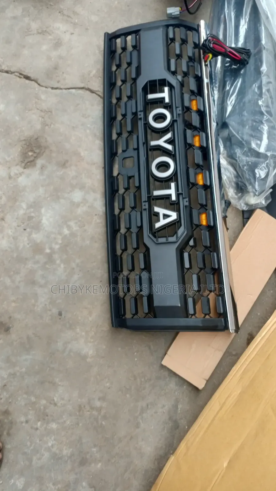 Front Grill for Toyota Land Cruiser Prado 2018 Model Alphabet Logo